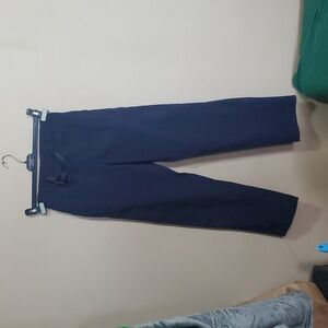 Navy Blue belted athletic pants size small